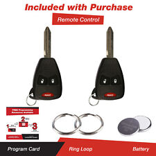 2x New Replacement Entry Keyless Remote Car Key Fob for  Dodge Chrylser KOBDT04A picture