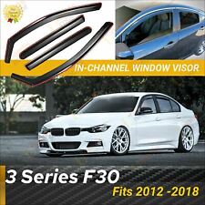 Fits BMW F30 3 Series 2012-2018 In-Channel Vent Window Visors Guard Deflectors picture