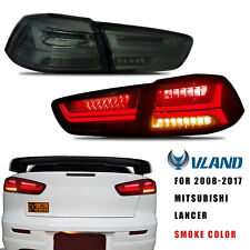 Smoke LED Tail Lights Sequential Indicator For 2008-2017 Mitsubishi Lancer EVO picture
