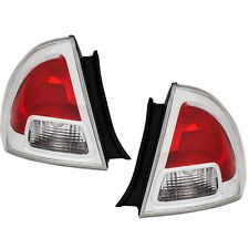 Set of 2 Tail Light For 2006-2009 Ford Fusion S LH & RH Clear & Red Lens picture