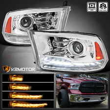 Fits 2009-2018 Dodge Ram 1500 2500 Projector Headlights+Switchback LED Signal picture