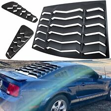 Rear+Side Window Louvers for Ford Mustang 2005-2014 GT Lambo Windshield Cover picture