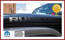 07 - 18 Jeep Wrangler RUBICON Hood Decals Blackout Stickers JK Matte Black SJ1Y3 picture