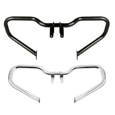 Black/Chrome Chopped Engine Guard Highway Crash Bar For Harley Touring 2014-2022 picture