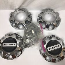 LOT OF 4 Ford F250 F350 SRW Wheel Center Cap HC3C-1A096-GD OEM  w/ Lug Nuts picture