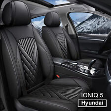 Car SUV 5-Seat Cover Cushion Full Set Faux Leather For HYUNDAI Ioniq 5 2022-2024 picture