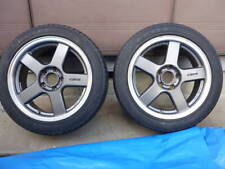 JDM Super rare panasport racing 17 inch aluminum wheel G7 C5CR 2wheels No Tires picture