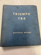 1965 1967 Triumph TR4 TR4A Roadster Convertible Shop Service Repair Manual 1966 picture