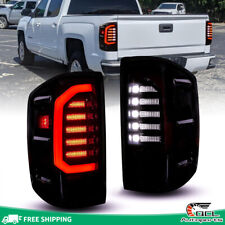 Full Led Tail Lights Brake Lamps For 2014-2018 Chevy Silverado 1500 2500 3500 picture