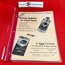 Vintage 1965-1967 MerCruiser Quicksilver Parts & Accessories Sales Bulletins picture