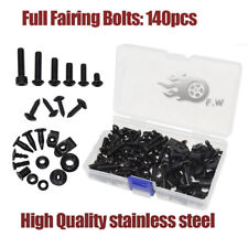 Universal Top Stainless Steel Motorcycle Fairing Bolts Kit Bodywork Screws USA picture