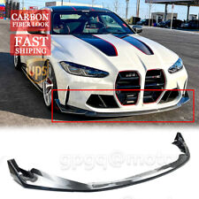 For BMW G80 M3 G82 G83 M4 2021-2024 CSL Style 5x Carbon Fiber Front Bumper Lip  picture