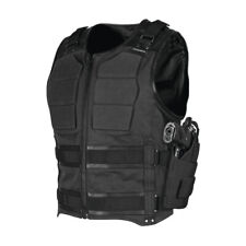 Speed and Strength True Grit Black Armored Motorcycle Vest Men's Sizes MD - 4X picture