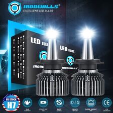 8-sides H7 LED Headlight Super Bright Bulbs 6000K White 1000000LM High/Low Beam picture