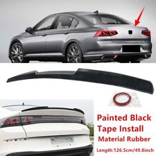 49.8in Universal Black Fit For VW Passat 20-22 Rear Trunk Lid Spoiler Lip Wing picture