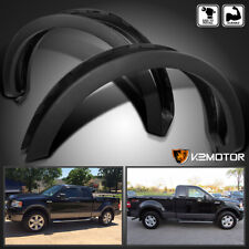 Fits 2004-2008 Ford F150 Flareside Factory Style Black Fender Flares Wheel Cover picture