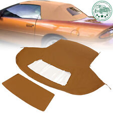 Tan Soft Top With Plastic Window For Chevrolet Camaro Convertible 1994-2002 picture