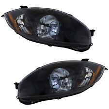 Headlight For 2007 2008 2009 Mitsubishi Eclipse Left and Right Black Bezel 2Pc picture