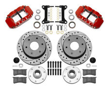 Wilwood for Narrow Superlight 6R Front Truck Kit 14.00in Red 88-98 GMC Truck picture