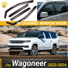 For Jeep Wagoneer 2022-2024 In-Channel Window Visors Sun Wind Guards Deflectors picture