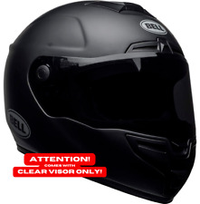 Bell SRT Street Motorcycle Helmet Solid Flat Matte Black M - CLEAR VISOR ONLY picture