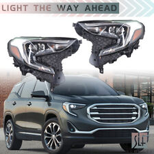 For 2018-21 GMC Terrain Xenon/HID Headlights Assembly Clear Lens Right+Left Side picture