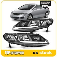 Headlights For Honda Civic 2006-2011 Front w/Reflector LED DRL Left+Right picture