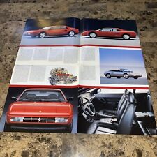 Vintage 1989 Ferrari Mondial T Sales Brochure Specs picture