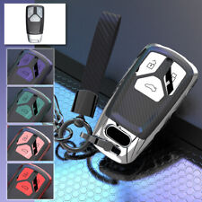 TPU Carbon Key Fob Case Shell Cover For Audi Q5 QT A4L A4 A3 S5 S7 Q7 A7 RS TT-S picture