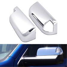 For 2010-18 Dodge Ram 2500 3500 Top Half Chrome Tow Mirror Covers W/ Turn Signal picture