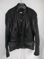 Men's Vintage FirstGear Leather Motorcycle Jacket/ Size 44 picture