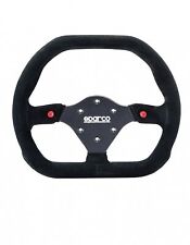 Sparco 015P310F2SN P 310 Competition Steering Wheel Flat Black Suede 310 mm picture