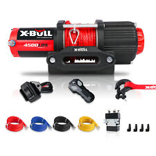 X-BULL Electric Winch 4500lbs Winch 12V Synthetic Rope Towing Truck  ATV UTV picture