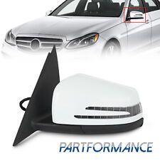 White Left Driver Side Mirror fits for Mercedes C250 C300 C350 2011 2012 2013 14 picture