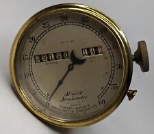 Antique Vintage Stewart Warner 60mph Speedometer Mode 26 USA - Untested, as is picture