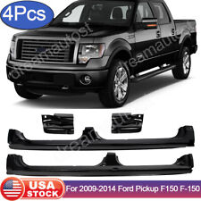 4x For 2009-2014 Ford Pickup F150 F-150 Rocker Panels & Cab Corners 4Dr Crew Cab picture