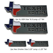 4pc SM XL TEXAS EDITION Emblem Badge F150 F250 F350 Door Fender Tailgate Decal picture