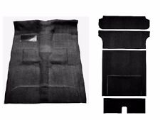 ACC 55-57 CHEVY NOMAD 2-DOOR WAGON BLACK MOLDED COMPLETE CARPET RUG FRONT & REAR picture
