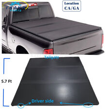 400LB 5.7/5.8ft 3Fold Hard Truck Bed Tonneau Cover For2009-2024 Dodge Ram 1500 picture
