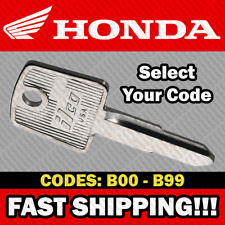 Honda Motorcycle Replacement Key Cut to Code B00 - B99 picture