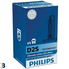 Philips D2S Xenon WhiteVision gen2 HID Headlight Bulb 85122WHV2C1 5000K (Single) picture