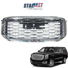For GMC 2015-2020 Yukon XL Denali Sport Front Upper Grille Chrome Mesh Grill picture