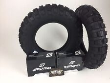 New Pair 2 MASSFX Tires & Free Tubes 3.50-8 SR 421 Front & Rear Honda Z50R Trail picture