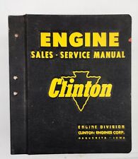 1952-1966 CLINTON SMALL ENGINE SALES SERVICE PARTS INTERCHANGE MANUAL picture