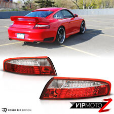 For Porsche 911 Carrera 98-04 RED+CLEAR LED Tail Light Signal Lamp Pair Assembly picture