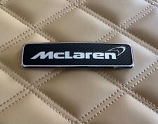 McLaren Front Hood Emblem Badge OEM Carbon Fiber 570S 570GT 600LT 720S 765LT picture