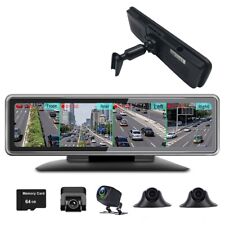 12 Inch Touch Screen 4 Cameras Dash Cam 360 Degree Panoramic Monitoring Recorder picture