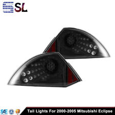 For 2000-2005 Mitsubishi Eclipse LED Tail Lights Rear Brake Lamp Pair Clear Lens picture