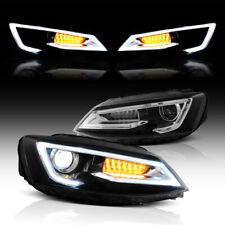 Blackout VLAND LED Headlights For 2011-2018 VOLKSWAGEN JETTA LED Head Lamps picture