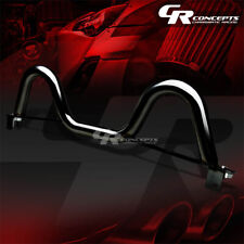 FOR 89-05 MAZDA MIATA MX5 JDM DUAL/TWIN-LOOP BLACK STAINLESS STEEL ROLL CAGE/BAR picture